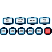 IGT GameKing 'Blue Halo' LED Button Kit
